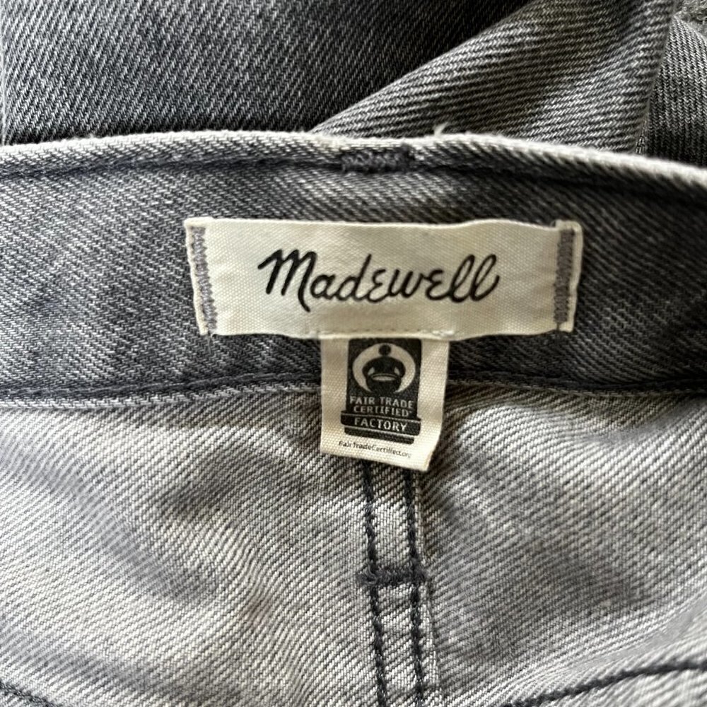 MADEWELL Fair Trade Certified Factory - The Dad Jean - Gray - NWOT - Size 23 - Picture 10 of 11